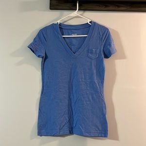 Blue Mossimo v-neck t-shirt with front pocket